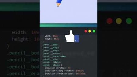 ✏️✏️📝Pencil Preloader Animation using html css &amp; javascript #trading #loader #frontenddevelopment