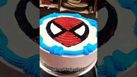 Spider-Man cake decoration #birthdaycake