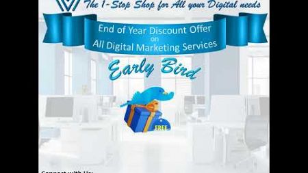 #endofyearsale on #digitalmarketingservices from @VowelsIT