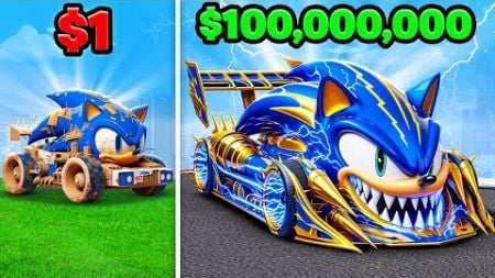 $1 To $100,000,000 SONIC CAR In GTA 5!