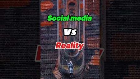 Social Vs Reality, Places in real life #travel #explore #socialmedia #shorts #shortvideo #places