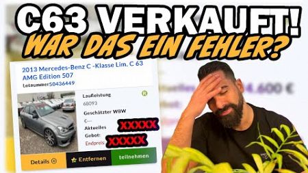 Abmachung nicht eingehalten? C63 nach Verkauf auf INTERNATIONALER Börse aufgetaucht!