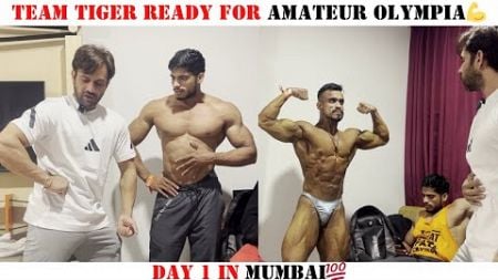 Team Tiger Ready For IHFF Olympia💪| Day 1 in Mumbai| Tiger Fitness