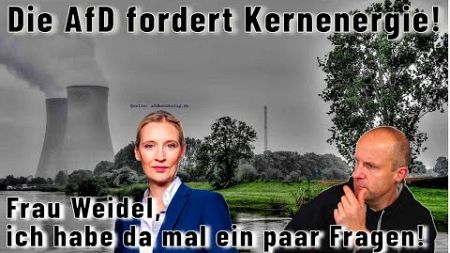 Die AfD fordert Atomkraft: Frau Weidel, ich habe da mal ein paar Fragen!