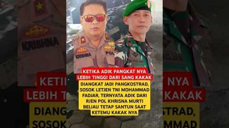 Trending‼️ADAB SESEORANG TNI #politik #tni #polri #krisnamurtiwibowo #trending