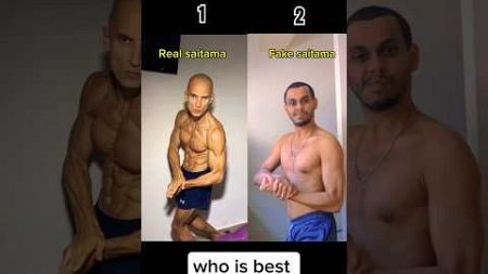 Who is best saitama 1-2 10million views ( Let&#39;s go) #bodybuilding #fitness #gym #10million