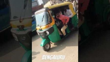 ‼️The Crazy World of Bangalore&#39;s Shared Autos💥#autorickshaw #bangalore