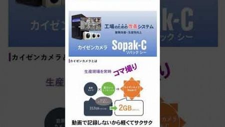 全国対応 工事 工場 カイゼンカメラ 生産性向上 業務改善 全自動画像コマ送り sopak-c #Shorts