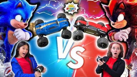 Sonic VS Shadow ULTIMATE RC Car Battle!