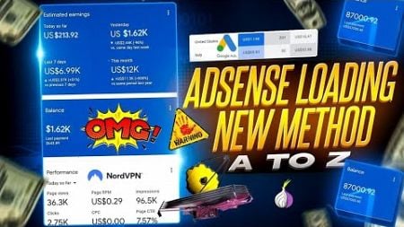 Making $10$ with AdSense Loading Method | Adx, AdSense | AdSense Approval Tamil