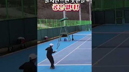 쫄지않으면 못받을 공은없다 #테니스 #tennis #오픈부 #겁쟁이 #쫄보 #용기 #강심장 #쫄 #동호인테니스 #테니스복식 #테니스랠리 #포핸드 #백핸드 #원핸드 #투핸드 #운동