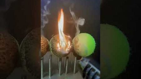 Powerfull lighter vs tennis ball