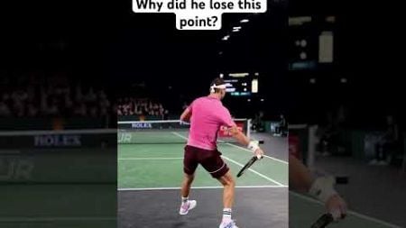 Why did he lose this point? 👀⬇️🎾 #tennis #tennismatch #atp #tenniscoach #tennisplayer #atptour