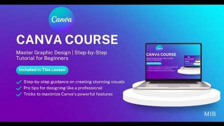 Canva Course: Master Graphic Design In 2025 | Step-by-Step Tutorial for Beginners Lesson 03