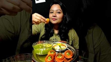 Eating 1plate Panipuri &amp; 1 Dahivada within 60 seconds #shorts #ppeats #panipuri #dahivada #asmr