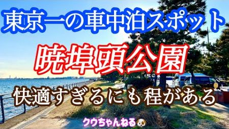 【東京一の車中泊スポット】暁埠頭公園で無料キャンプ