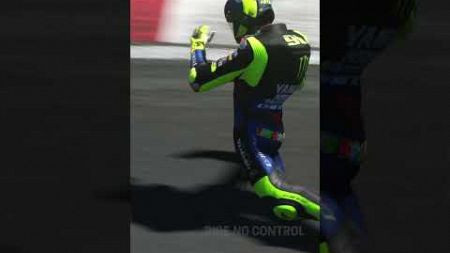 Rossi passed through an uneven road