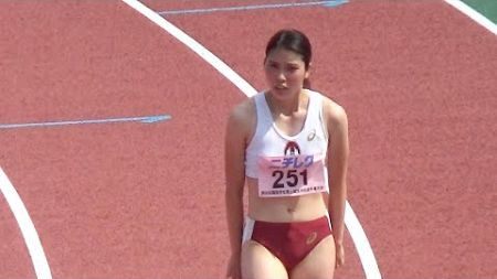 陸上関西インカレ2022 女子100mH予選 玉井奈那 大阪教育大学