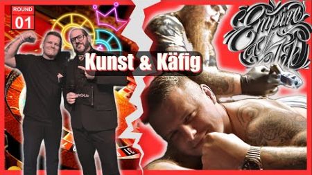 RUNDE 1 Kunst &amp; Käfig: Tattoo-Schmerz und MMA-Action bei HFC 51 im Grand Casino Basel! 🥊🔥