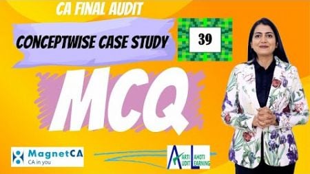 CA Final Audit - MCQ Discussion - Quality Control - Integrated Case Study 39 - CA Aarti N. Lahoti