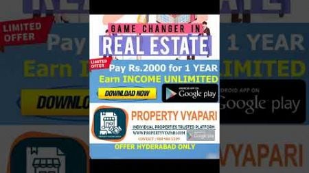 Game Changer in Real estate #hyderabad #jobsearch #realestate #realestateagents