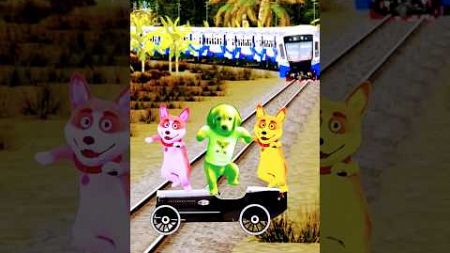 cute baby 3 dog stop train by dance maira dada re #shortsfeed #trendingshorts