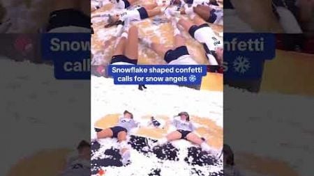 Confetti snow angels ❄️❄️❄️