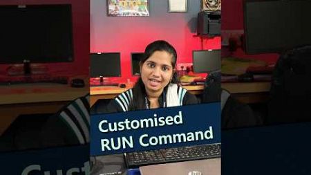 💥👀Windows Hack 🔥Customised RUN Command #shorts #ytviral #computers #ytshorts #computertips #windows