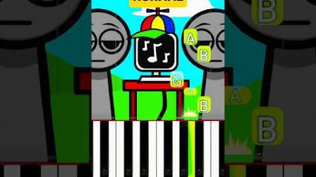 Incredibox Sprunki Mr. Fun Computer Theme Normal on Piano