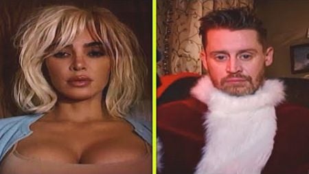 Kim Kardashian Releases Santa Baby Music Video With Macaulay Culkin