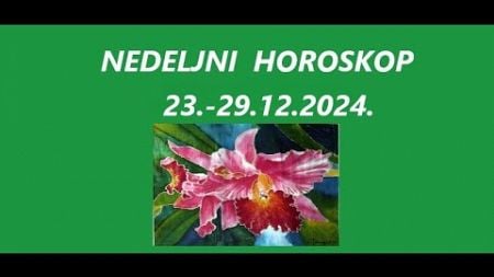 Jasminka Holclajtner-Royal Astro Studio -Nedeljni horoskop od 23.-29.12.2024.