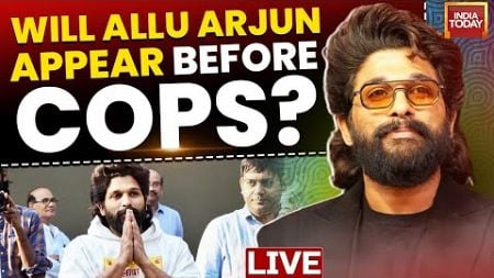 Allu Arjun News LIVE: Will Allu Arjun Appear Before Cops? | Hyd Cops Blame Actor For Stampede Death