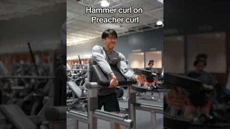 Should you do Hammer Curls on the Preacher Curl?