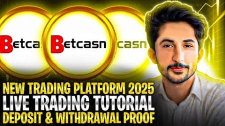 new trading platform | full tutorial live deposit and withdraw | make money online