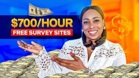 Top 6 FREE Survey Sites That Pay INSANE Money: Earn Up to $700/Hr!