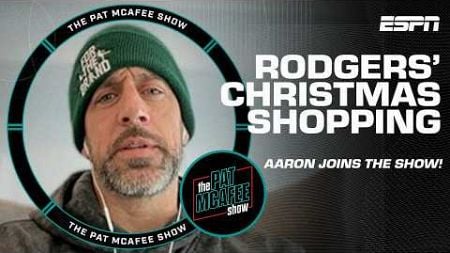 Aaron Rodgers talks Christmas shopping for his girlfriend &amp; Jets teammates 🎁 | The Pat McAfee Show