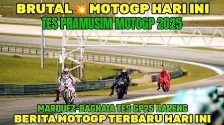 BRUTAL🔴TES SEPANG MOTOGP 2025, BERITA MOTOGP HARI MARC MARQUEZ PISAH DARI RED BULL,YAMAHA TES MESIN