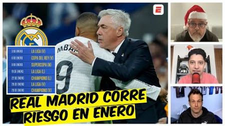 REAL MADRID llega más que VIVO a NAVIDAD pero Ancelotti sabe que ENERO es traicionero | Exclusivos