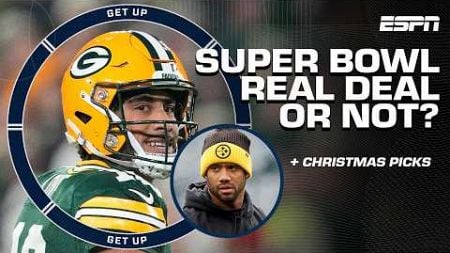 NFL CHRISTMAS DAY PICKS 👏 Are the PACKERS LEGIT Super Bowl contenders? 👀 Foxworth says YES! | Get Up