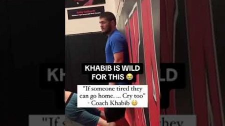 Khabib is wild for this 😭 (via akajav/IG)