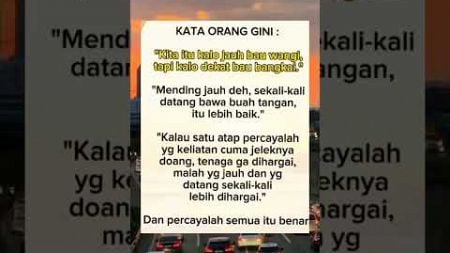 KATA ORANG GINI #miyacara #quotes #love #motivation #shorts #masukberanda #education