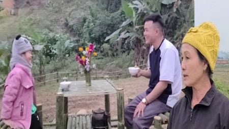 Single father makes bamboo dining table. His mother-in-law went looking for him.