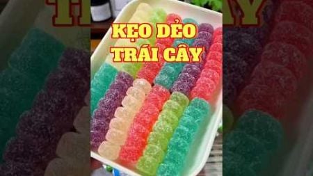 Kẹo dẻo trái cây #food #review