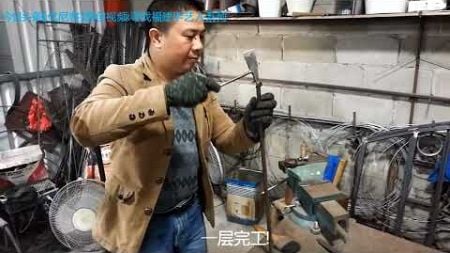 寻找福建手艺人32：实拍安溪藤铁匠人手工制作样品全过程