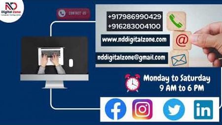 Best Computer Training Institute &amp; Digital Marketing Agency in Garhdiwala, Hsp - ND Digital Zone