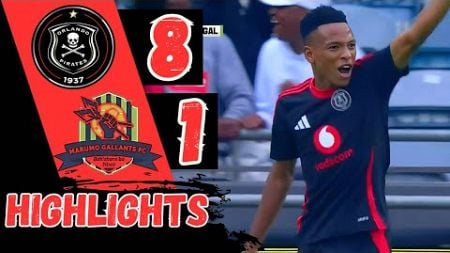 ORLANDO PIRATES vs MARUMO GALLANTS ‣ ALL GOALS &amp; HIGHLIGHTS ‣ BETWAY PSL 2024/25