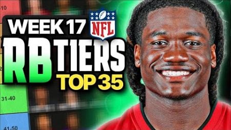 Week 17 Fantasy Football RB Rankings (Top 35)