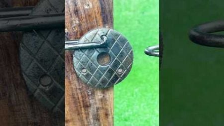 Simple idea # Craft # DIY # Gate latch lock