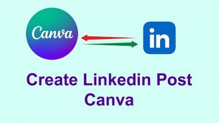 Create LinkedIn Post Ad for Canva || How to make post Canva || How Make Design For Canva