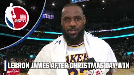 LeBron James CALLS OUT the NFL 🗣️ &#39;CHRISTMAS IS OUR DAY!&#39; 🎄 | NBA on ESPN